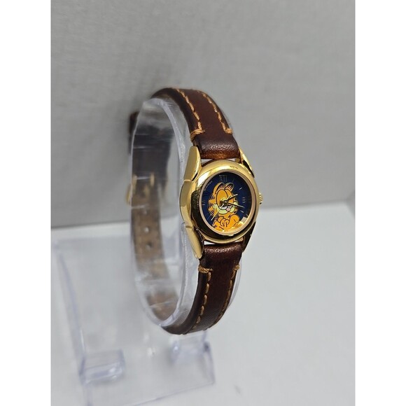 Armitron Garfield Womens 20mm Petite Blue Dial Roman Quartz Watch New Battery - Picture 3 of 12